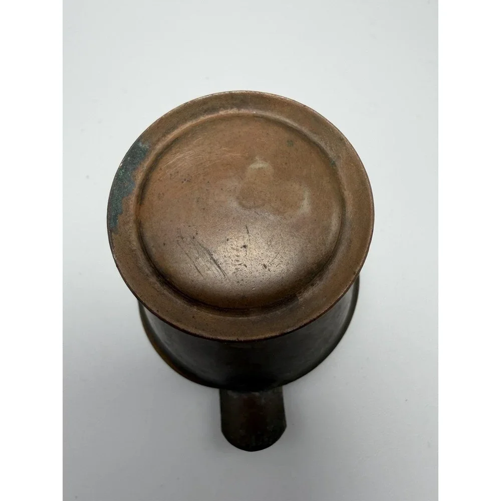 Vintage Miniature Brass Coal Bucket/ Ashtray/ Skuttle ~ 2